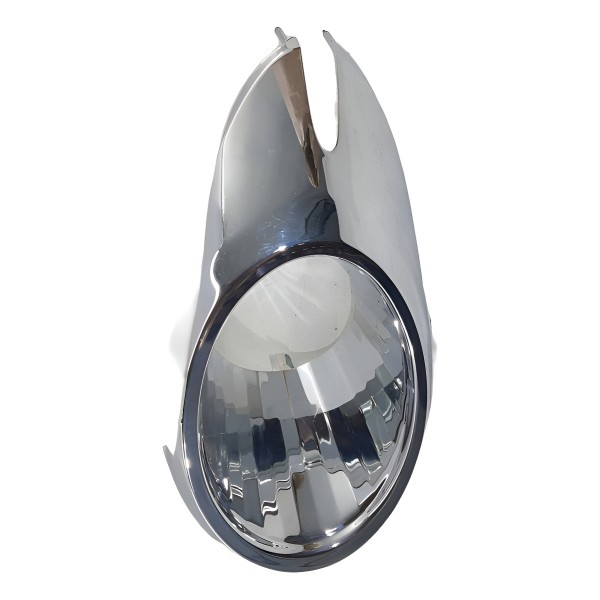 Moldura Cromada Com Furo Farol  Milha Palio Siena 2008 2012