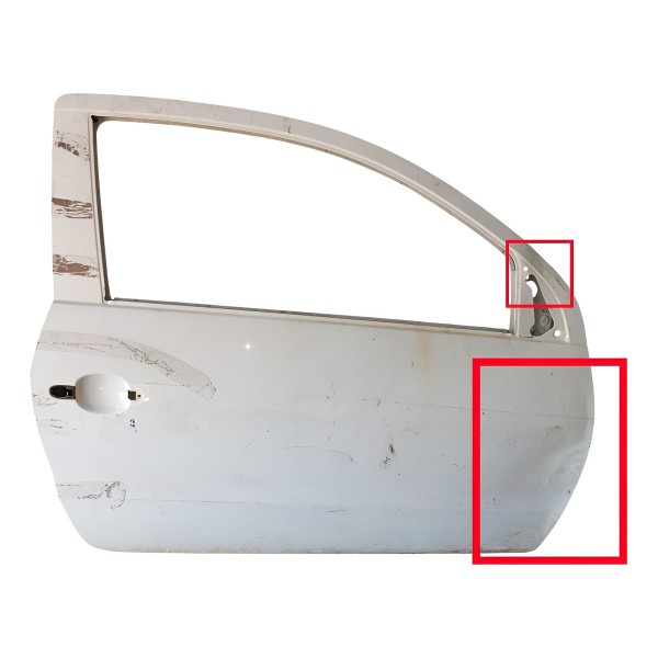 Porta Dianteira Direita Branca Vw Saveiro G5 2009 2023