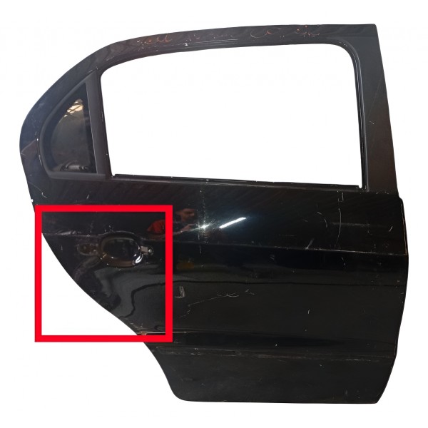 Porta Traseira Direita Gol G5 G6 G7 2008 2009 2010 2018 - Traseira - Direita