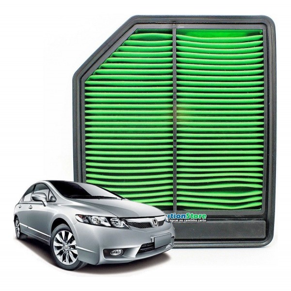 Filtro Ar Motor Original Mahle Honda New Civic 2007 2011