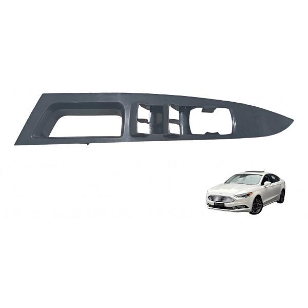 Moldura Botao Vidro Ford Fusion Dianteira Esquerda 2014 2017