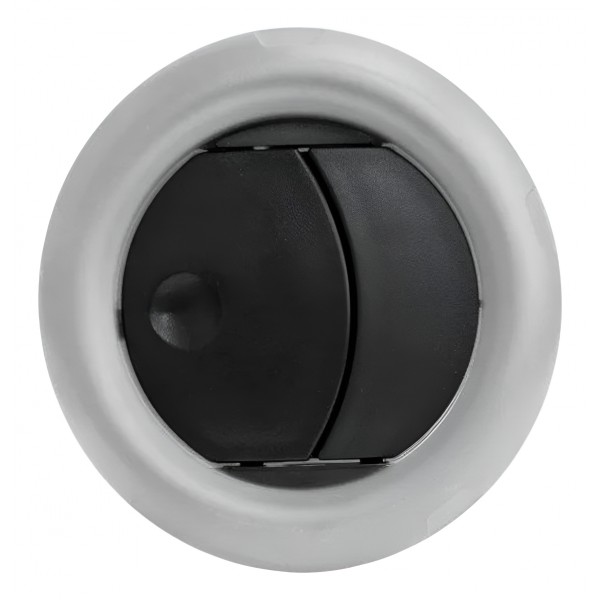 Difusor Ar Painel Ford Fiesta 2008 2014 Aro Prata