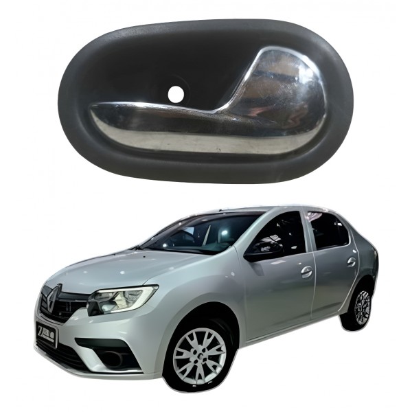 Maçaneta Interna Porta Dianteira Direita Logan 2015 2018