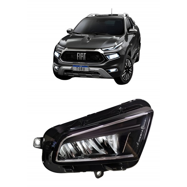 Farol Auxiliar Fiat Toro 2024 2025 2026 Direito Novo