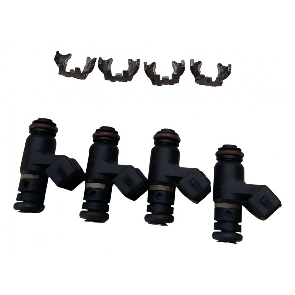 Kit 4 Bicos Injetores Fire Uno Evo Way Flex 1.4 8v 2008 2017