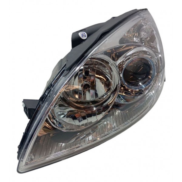 Farol Esquerdo I30 Duplo Cromado Elétrico 2008 2009 2012