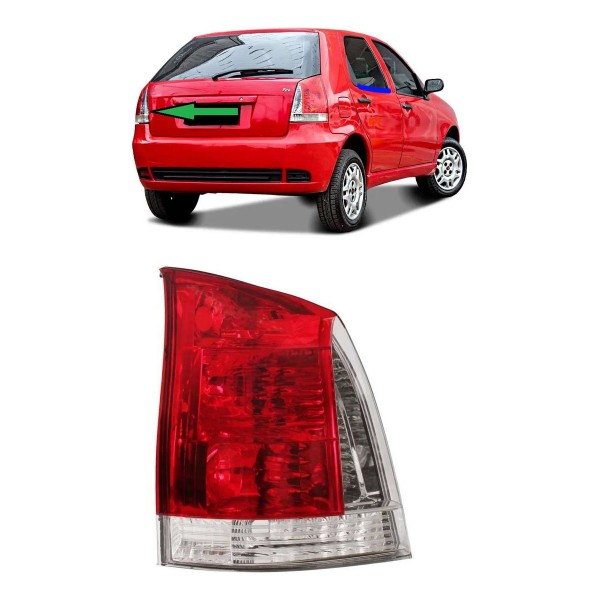 Farol Traseiro Palio Bolha G3 2007 2008 Esquerdo