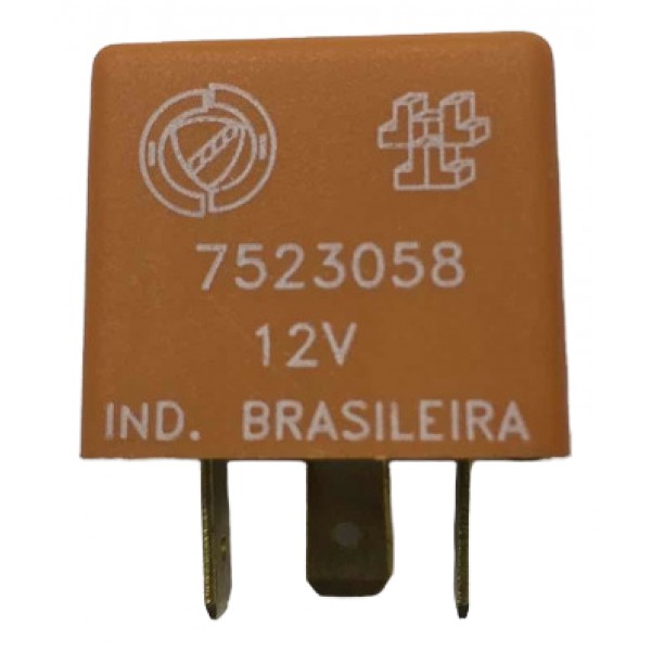 Relê Original Fiat Laranja Tipo Tempra 7523058 3 Terminais