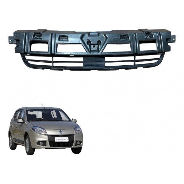 Grade Dianteira Radiador Sandero 2008 2009 2012 2014