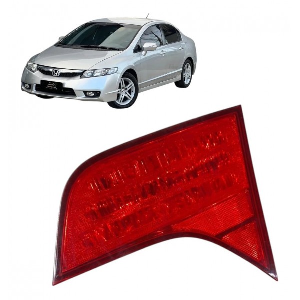 Lanterna Tampa Traseira Direita Civic 2007 2010 Original Vermelho Direito/passageiro