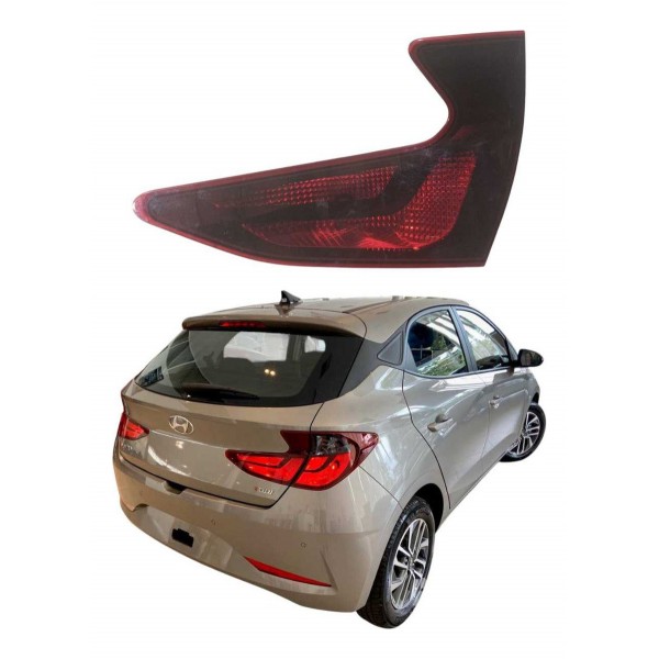 Lanterna Tampa Traseira Direita Hyundai Hb20 2020 A 2023 Amarelo Direito/passageiro