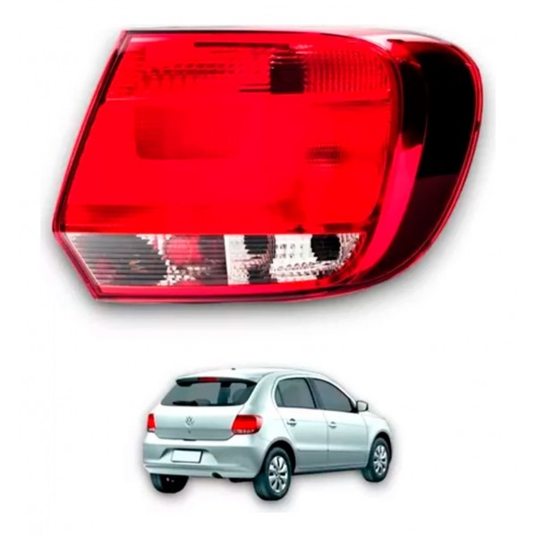 Lanterna Traseira Volkswagen Gol G7 G8 2016 2020 Original Esquerdo/motorista Cristal