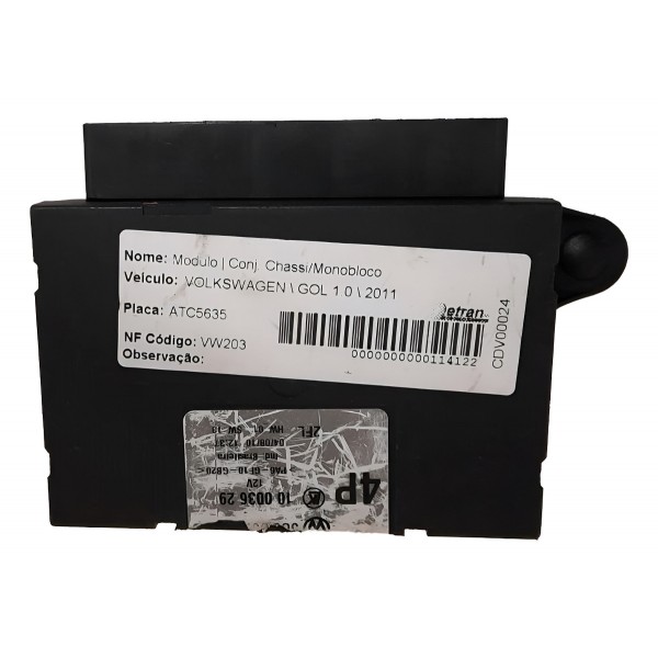 Módulo Volkswagen Gol 1.0 2008 2009 2010 2011 2012