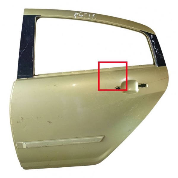 Porta Traseira Esquerda Agile 2009 2010 2011 2012 2015